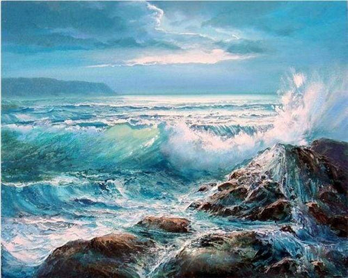 Dipingere con i numeri - Onde