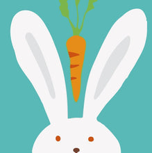 Carica l&#39;immagine nel visualizzatore di Gallery, Dipingere con i numeri Bambini - Coniglio E Carota Nell&#39;aria