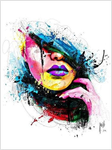 Dipingere con i numeri - Volto Di Donna