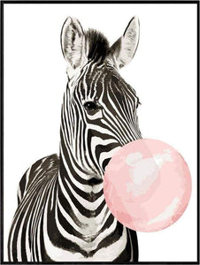 Dipingere con i numeri - Bolla Con Zebra