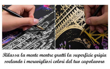 Carica l&#39;immagine nel visualizzatore di Gallery, Scratch Painting - Parigi